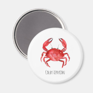 Red Crab EVENT NAME Colourful Coastal Artisan Fun Magnet