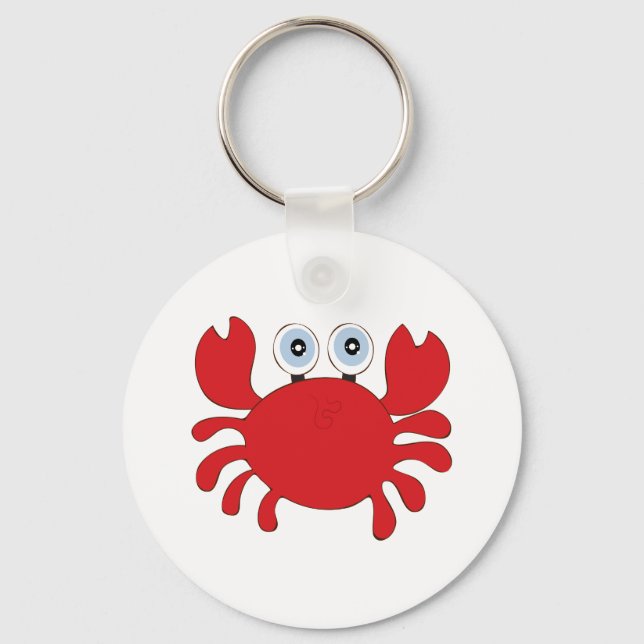 Red Crab Food Key Ring (Front)