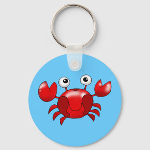 Red crab key ring