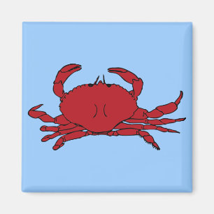 Red Crab Magnet
