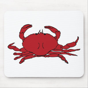 Red Crab Mouse Pad