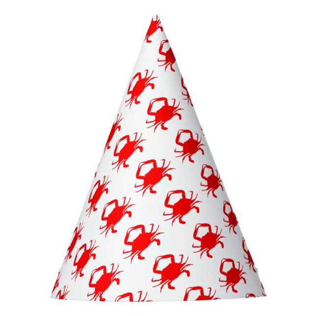 Red Crab Party Hat (Front)