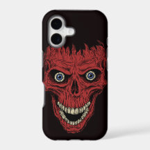 Red Crackhead Skull