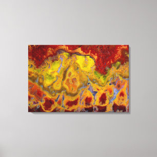 Red Crayola Jasper Canvas Print