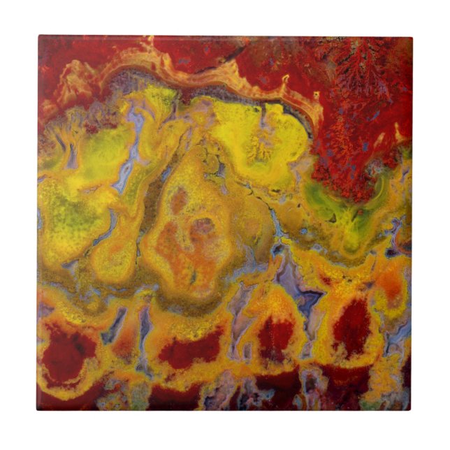 Red Crayola Jasper Tile (Front)