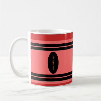 Red Crayon Art Supplies Themed Teacher Gift Coffee Mug