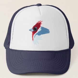Red-Crested Cardinal Bird  Trucker Hat
