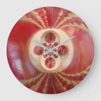 Red Cricket Balls Abstract Art Print Design