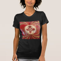 Red Cricket Balls Abstract Art Print Design