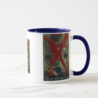 red cross mug