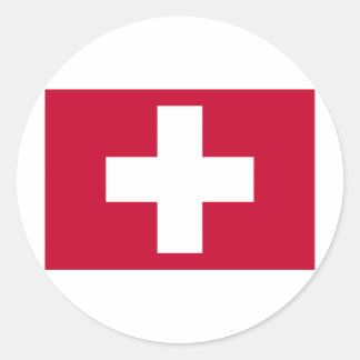 Red Cross Products & Designs! Classic Round Sticker