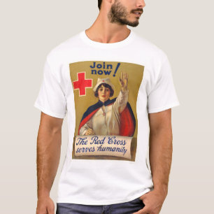 Red Cross serves humanity - Join now T-Shirt