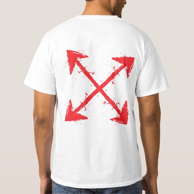 red cross T-Shirt (Back)