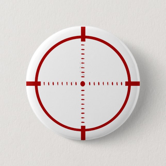 Red Crosshair Target Button  (Front)