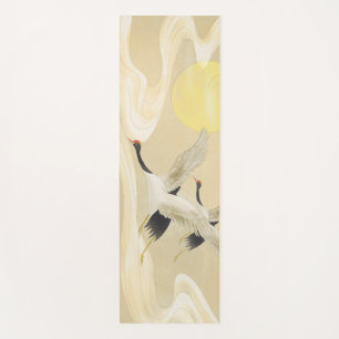 Red-crowned Crane in Chinese Style Yoga Mat