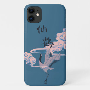 Red-crowned Crane in the Cloud Case-Mate iPhone Case