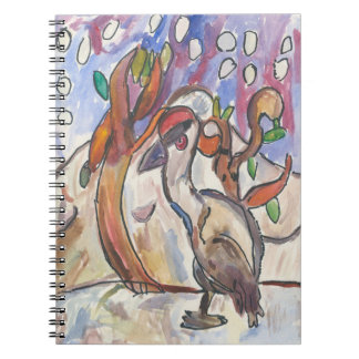 Red Crowned Crane Notebook