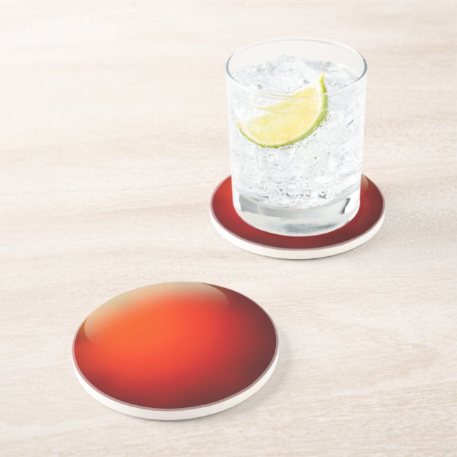 Red Crystal Ball Coaster (Side)