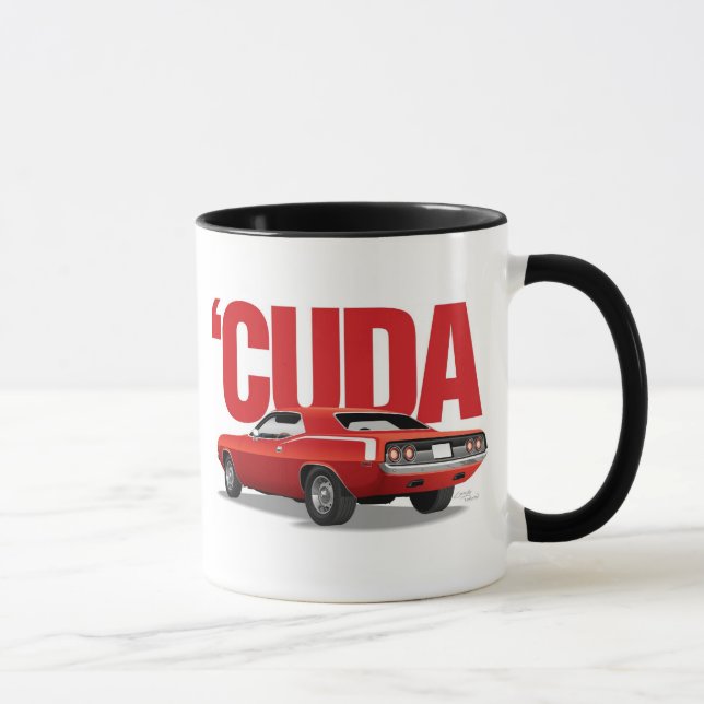 Red 'Cuda Rear Mug (Right)