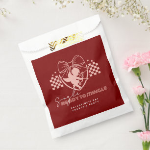 Red Cupid Singles Valentine's Day Party  Favour Bags