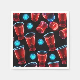 Red Cups Beer Bash Napkin