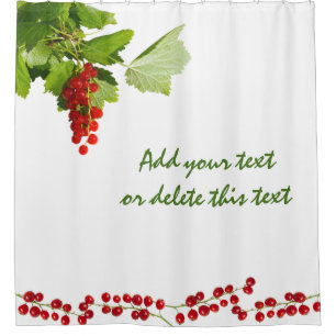 Red Currant Shower Curtain