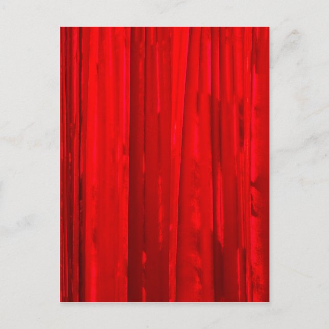 Red Curtain Postcard (Front)