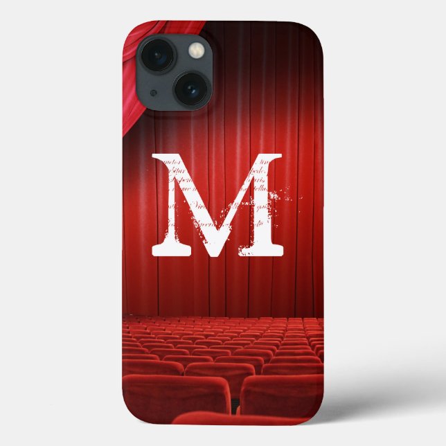 Red Curtain Theatre Monogram IPAD Case (Back)