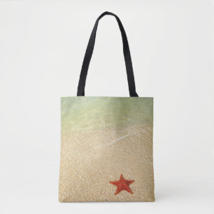 Red Cushion Sea Star Trinidad, Cuba Tote Bag