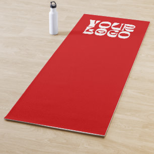 Red Custom Logo Promotional Business Yoga Mat