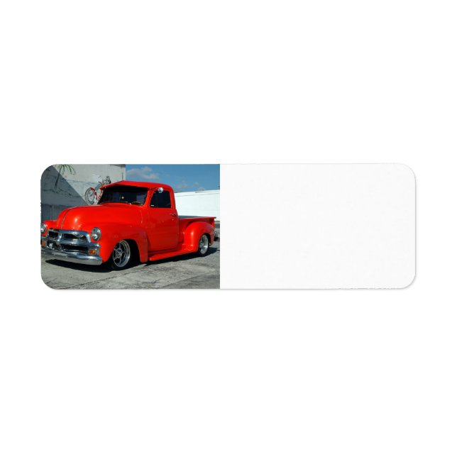 Red Customised Pickup Truck (Front)