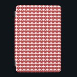 Red Cute Hearts Pattern iPad Mini Cover<br><div class="desc">Simple and sweet Cute Hearts Pattern iPad Mini Cover with a repeating pattern of small red hearts. Text may be added to this design to give it a personal touch.</div>