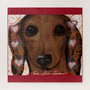 Red Dachshund  Jigsaw Puzzle