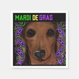 Red Dachshund         Napkin