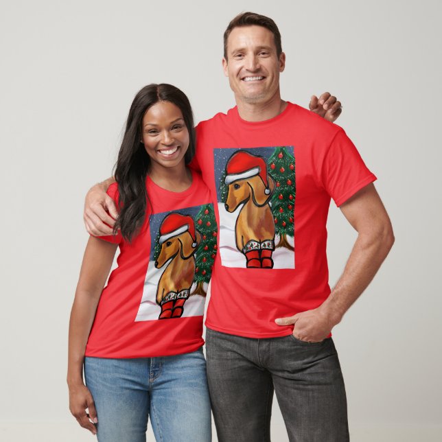 Red Dachshund     T-Shirt (Unisex)