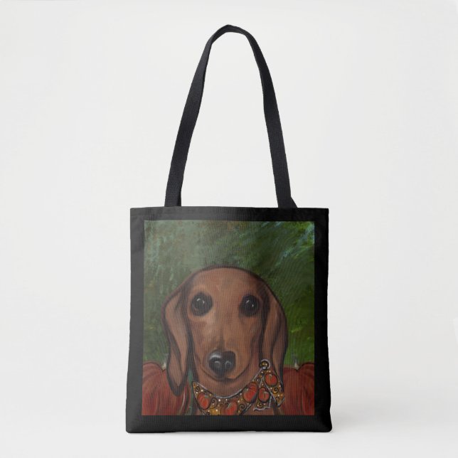 Red Dachshund         Tote Bag (Front)