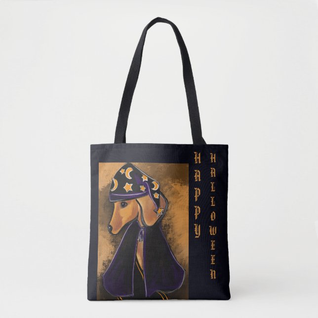 Red dachshund   tote bag (Front)
