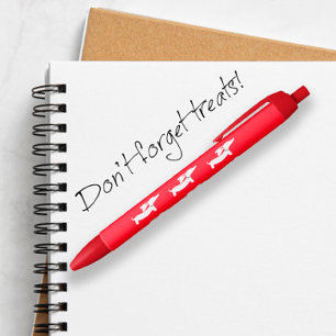 Red Dachshund Wiener Dog Ink Pen