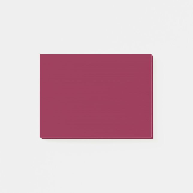 Red Dahlia Brick Maroon Burgundy 2015 Colour Trend Post-it Notes (Front)