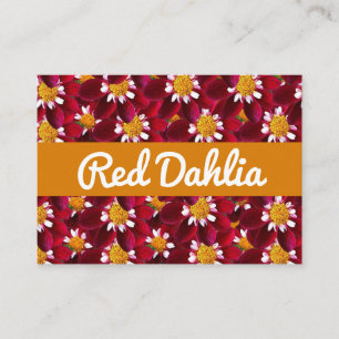 Red Dahlia Business Card