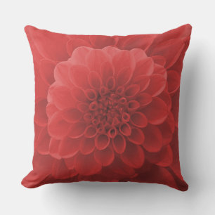 Red Dahlia Cushion