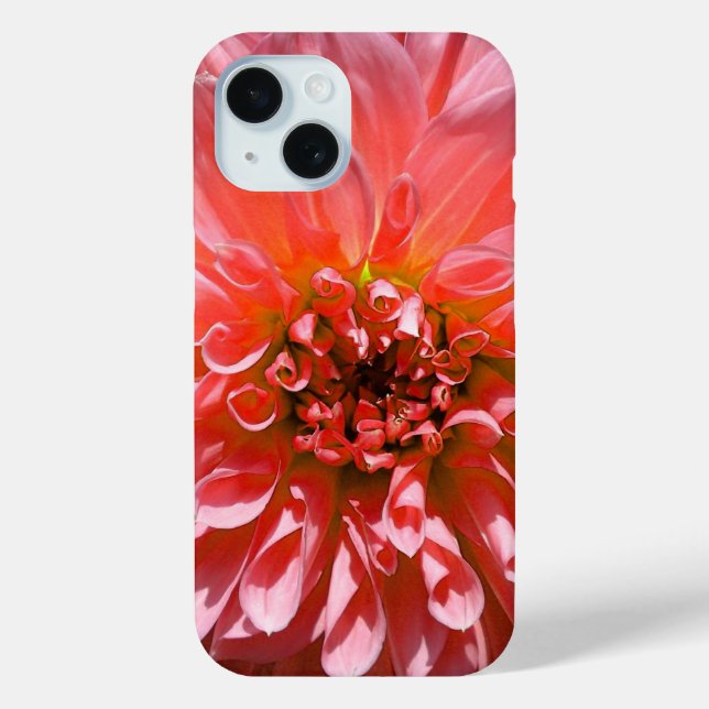 Red Dahlia Flower Case-Mate iPhone Case (Back)