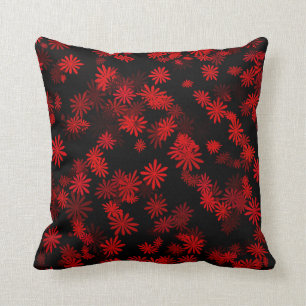 Red Daisies Cushion