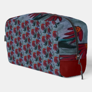 Red Daisies Dopp Kit