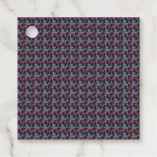 Red Daisy Favour Tags