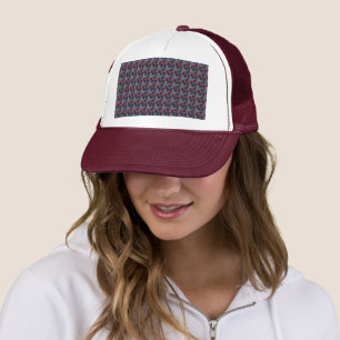 Red Daisy Trucker Hat