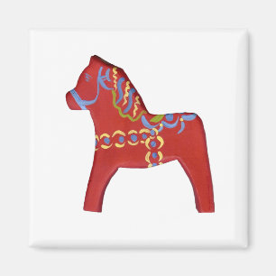Red Dala horse # 1 magnet