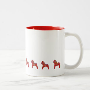 Red Dala Horse Coffee Mug