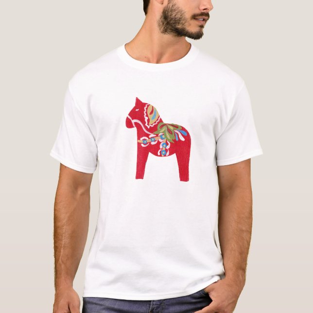 Red Dala Horse Shirt (Front)