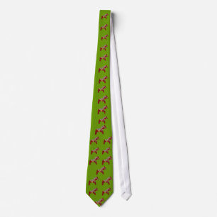 Red Dala Horse Tie
